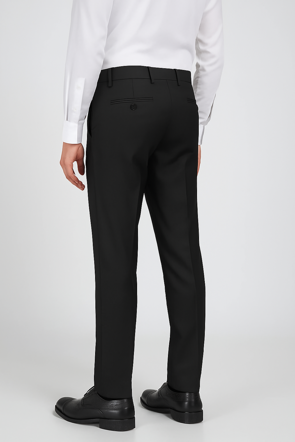 BY IJAZ™ Black - Mens Formal Dress Pant