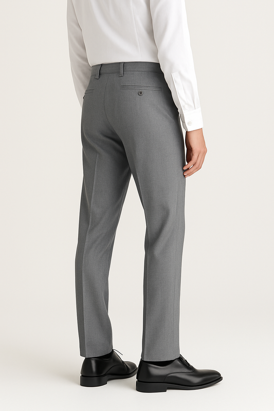 BY IJAZ™ Blue-Gray - Mens Formal Dress Pant